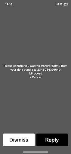 how to share data on mtn