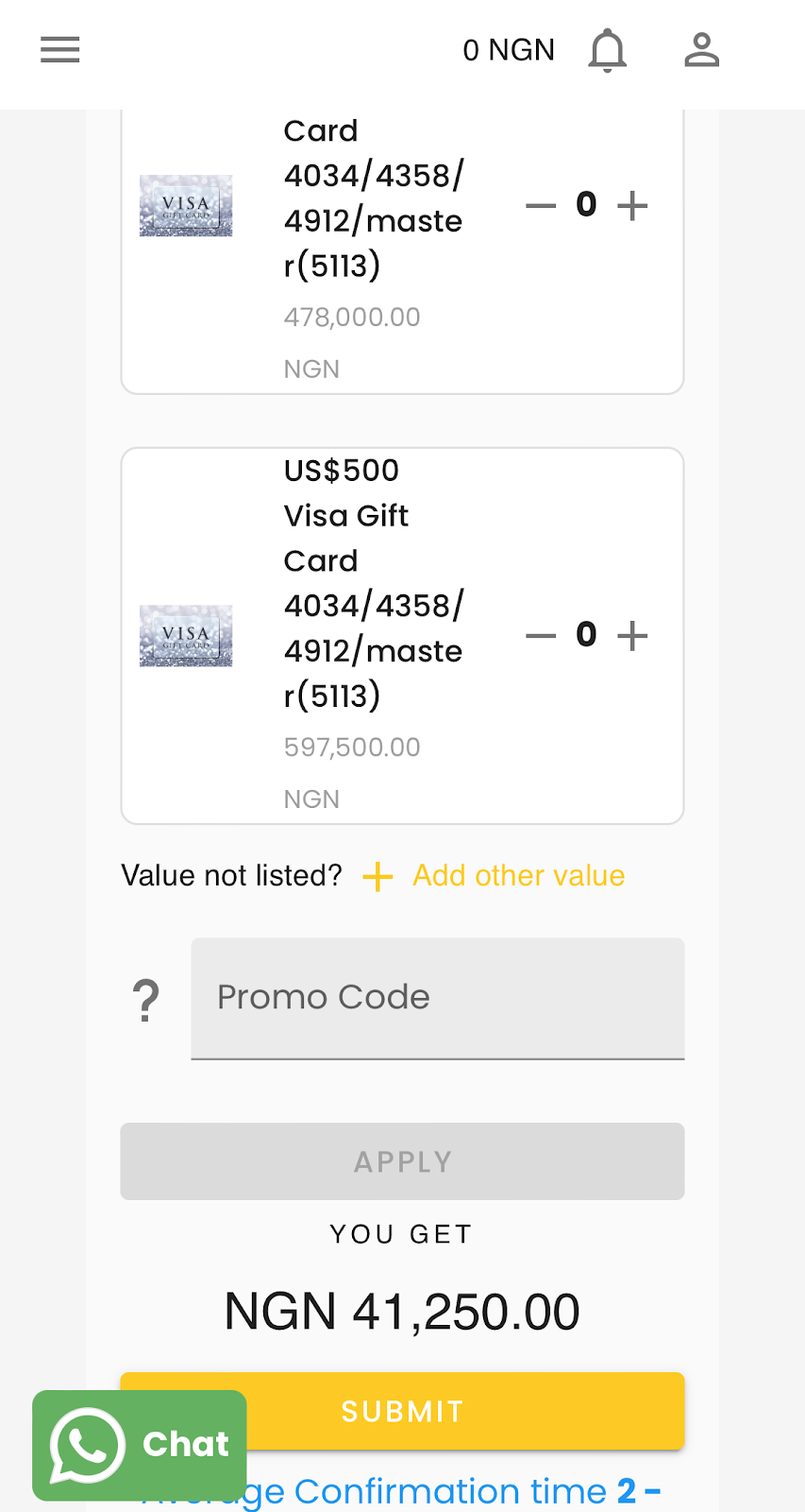 how to sell visa gift card in nigeria