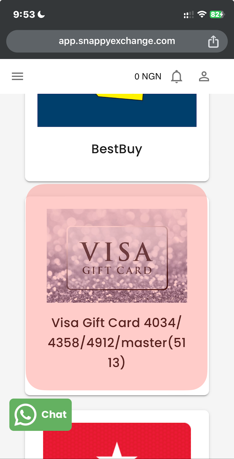 how to sell visa gift card in nigeria