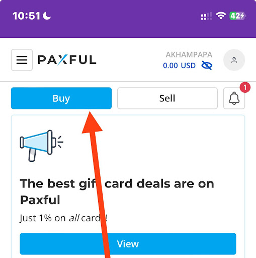 how to sell amazon gift card on paxful