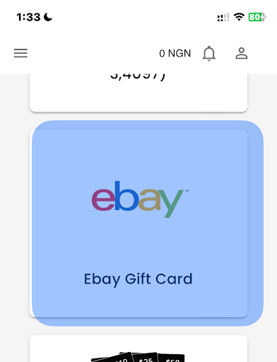 how sell ebay gift card in nigeria