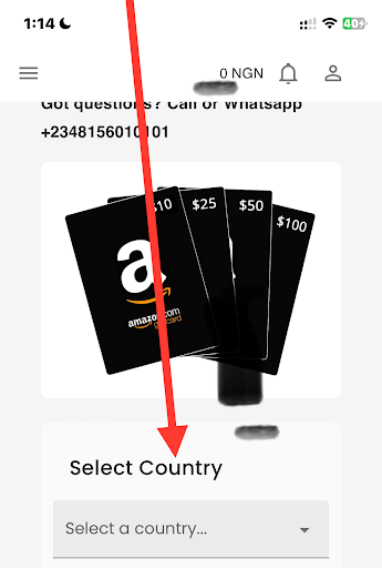 how to sell amazon gift card in nigeria