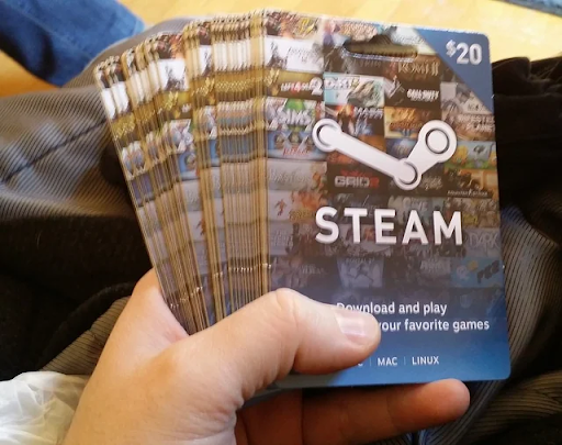 steam gift cards