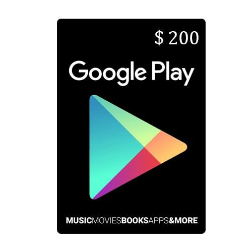 $200 google play gift card