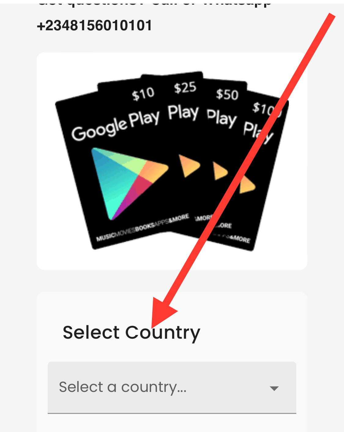 how much is $25 google play gift card in nigeria