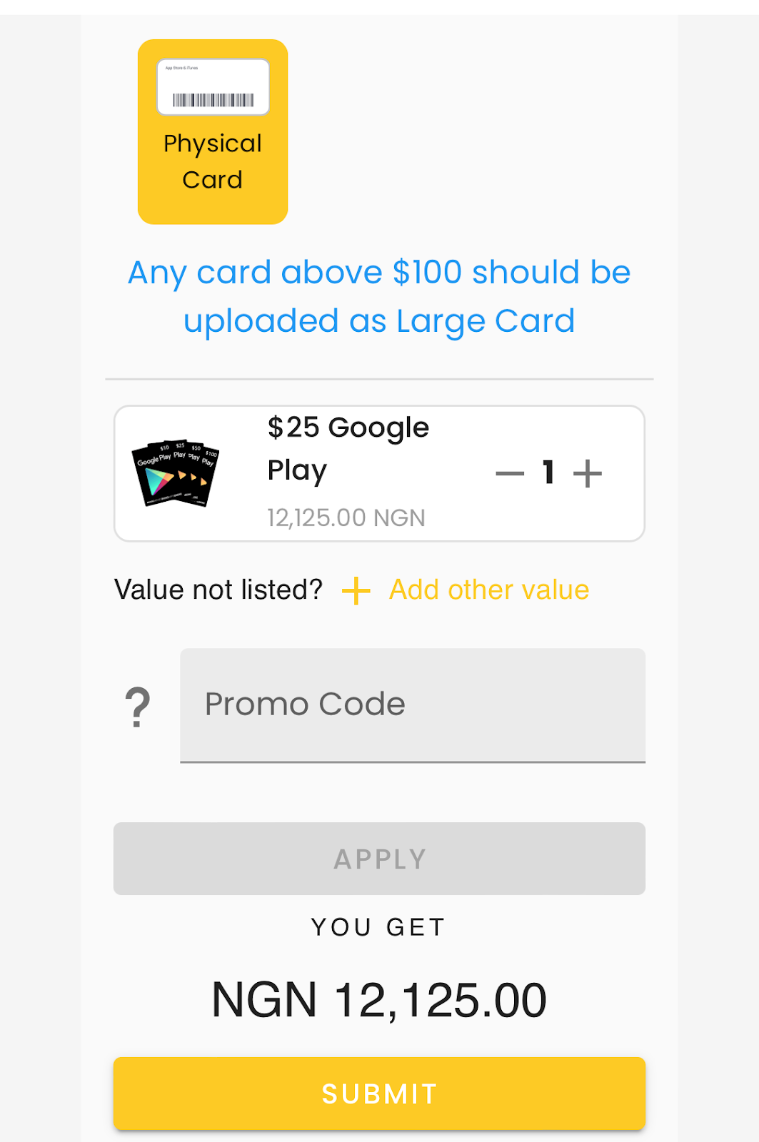 how to convert google play gift card to cash