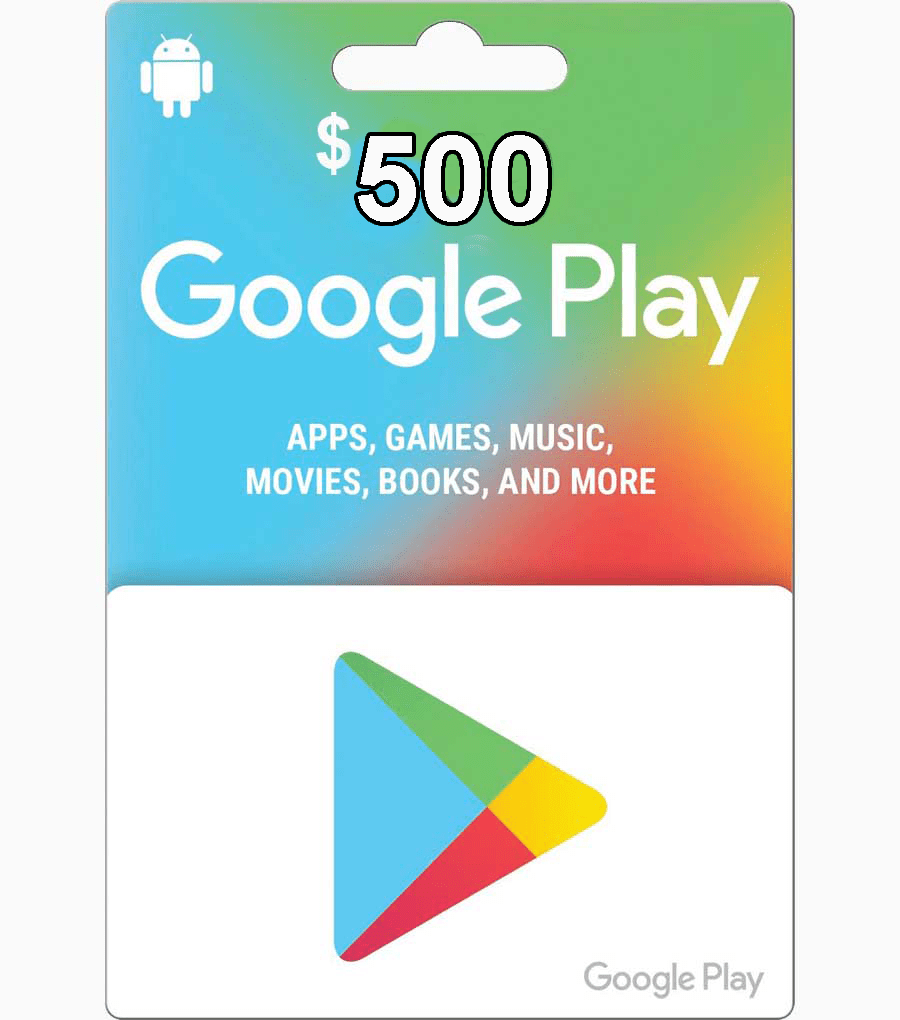 how much is $500 google play gift card in naira